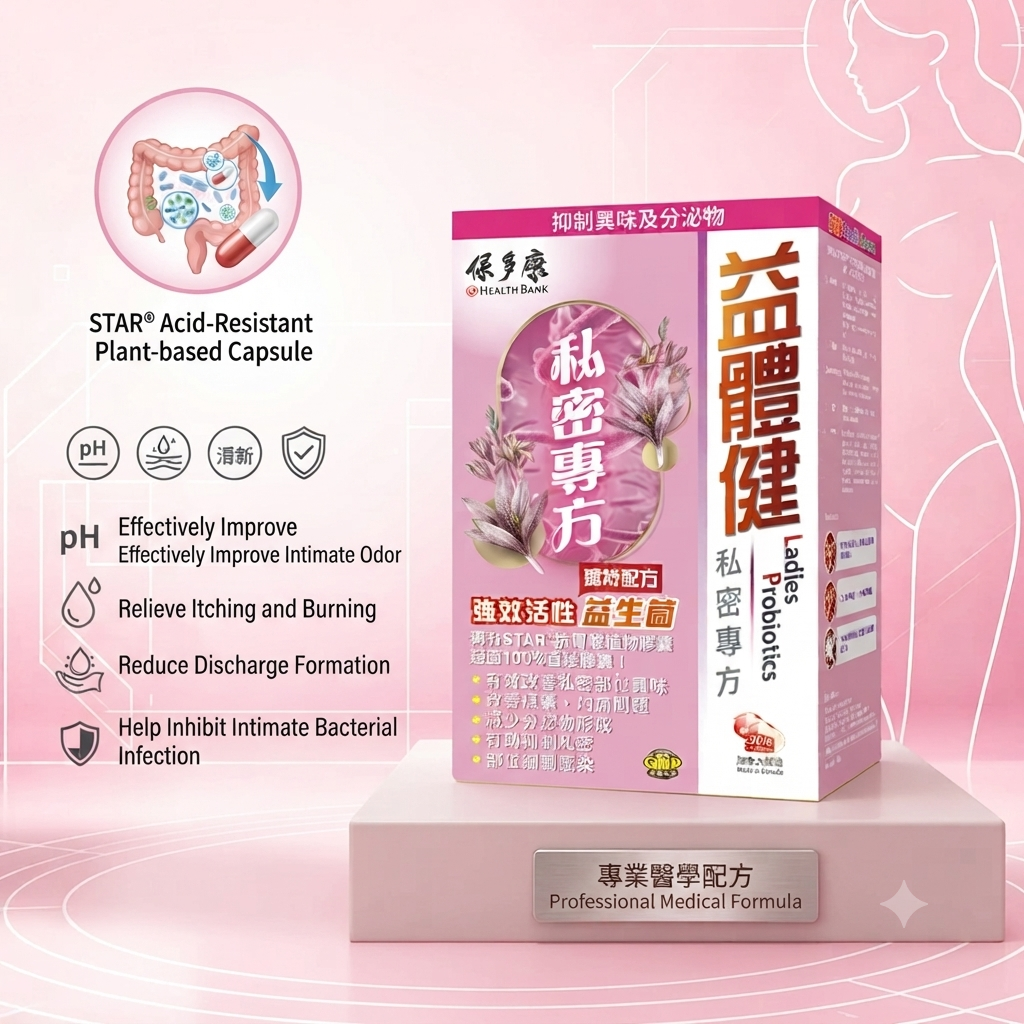 Ladies Probiotics - Relieves Intimate Odor, Itching, Burning, and Recurrent Infections