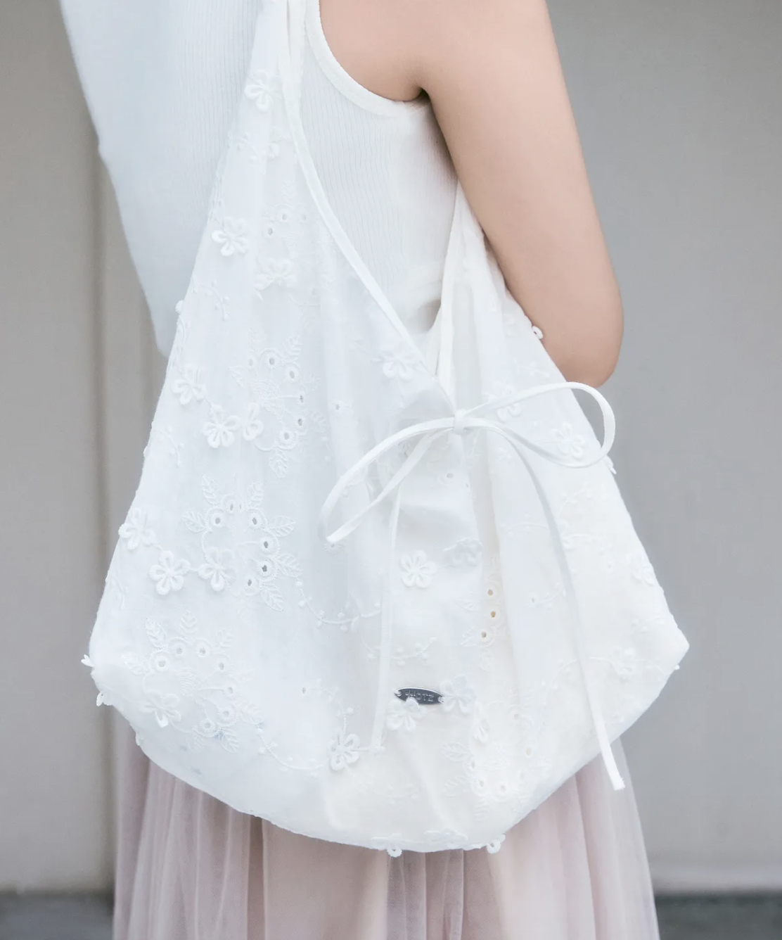 韓國代購｜OTZ LACE SHOULDER BAG (2 Colours)