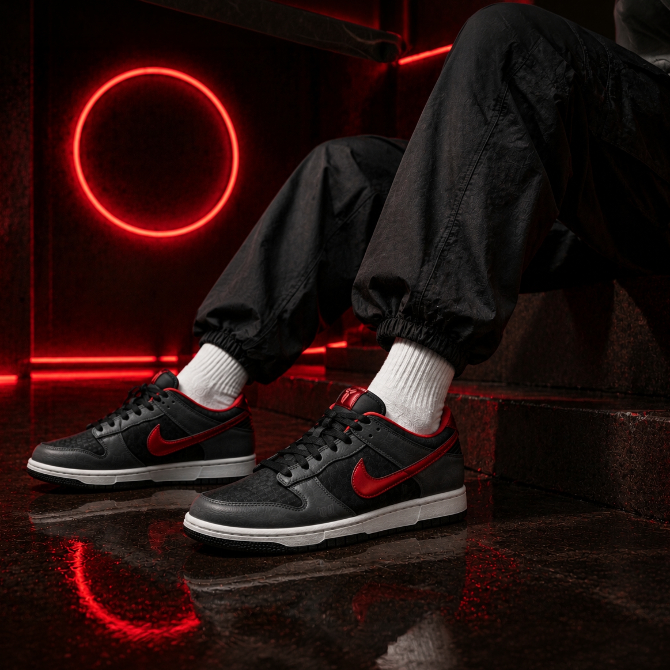 NICEDAY 代購 Kobe x Nike Dunk Low 全明星賽 聯名 科比 老大 黑紅 紅 IQ3919-001
