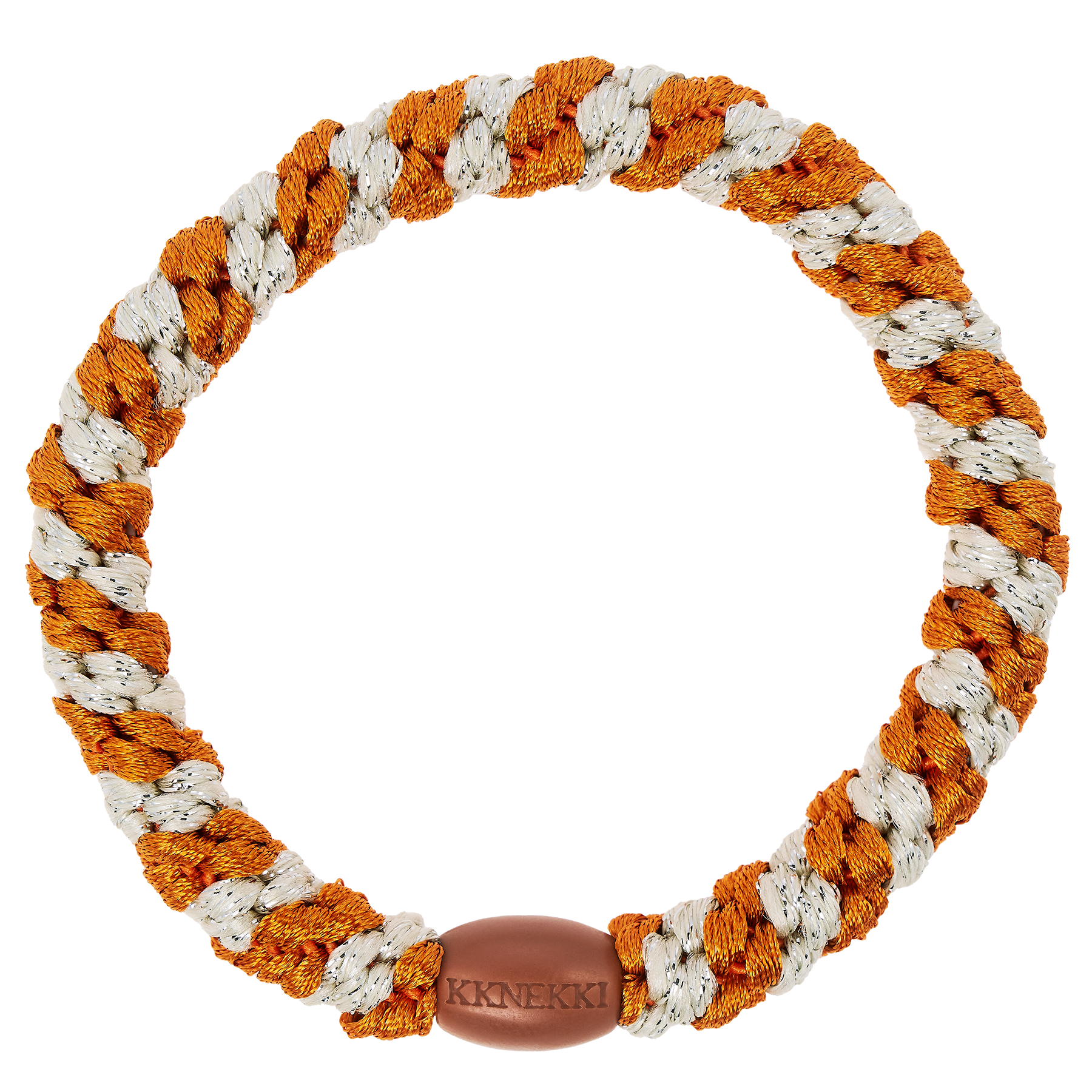 BURNED TERRACOTTA IVORY GLITTER STRIPE| KKNEKKI
