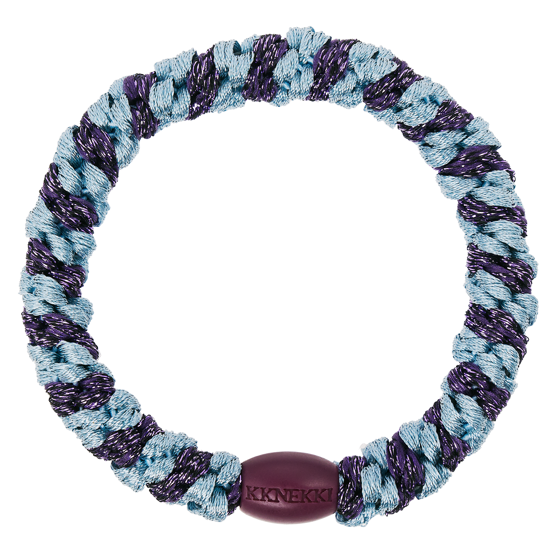 SEABLUE DARK PURPLE GLITTER STRIPE| KKNEKKI