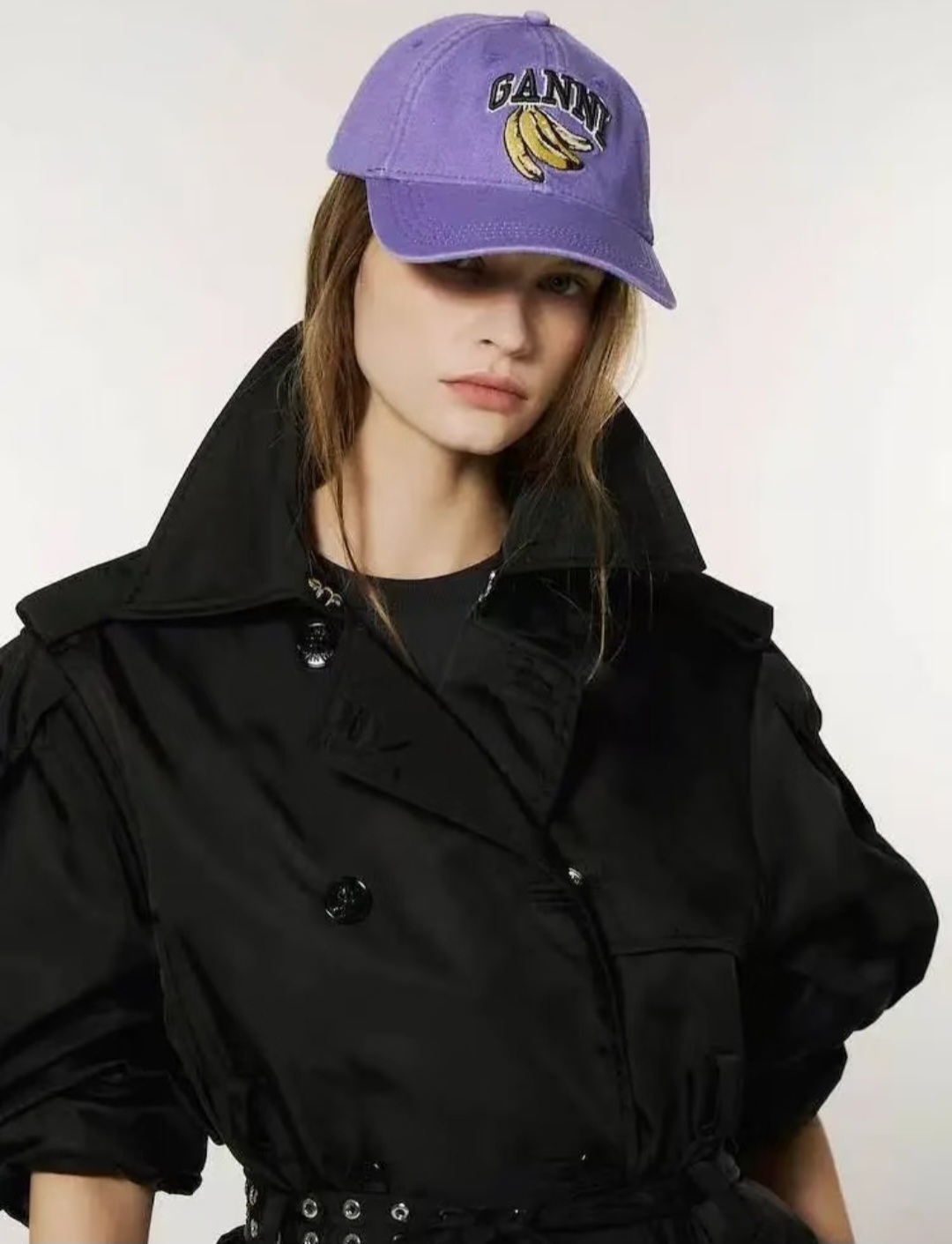 Ganni 刺繡Logo Cap 帽