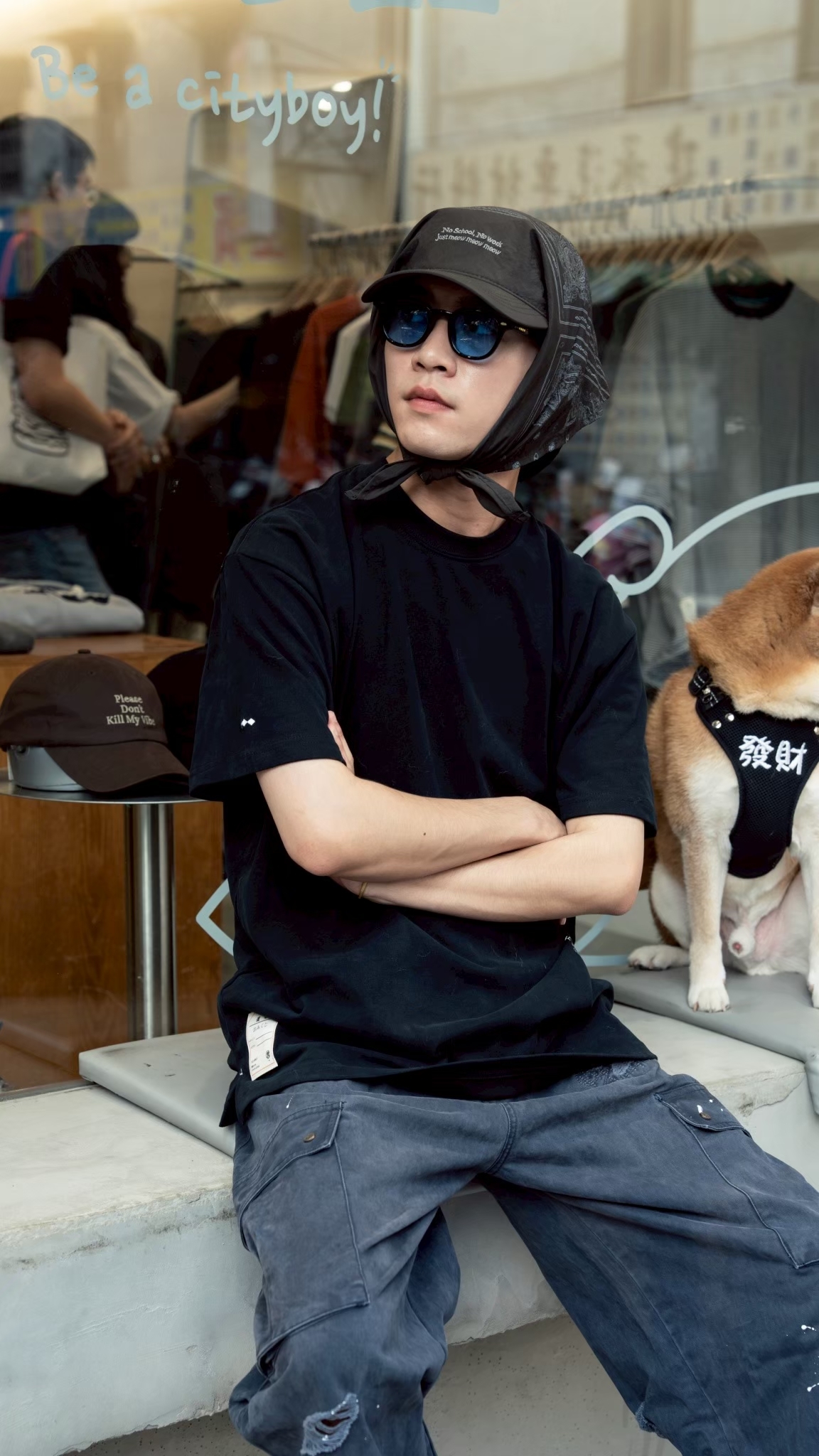 Heavy Weight Snowflake Velvet Essential Tee｜Black｜Hong Kong Original Design