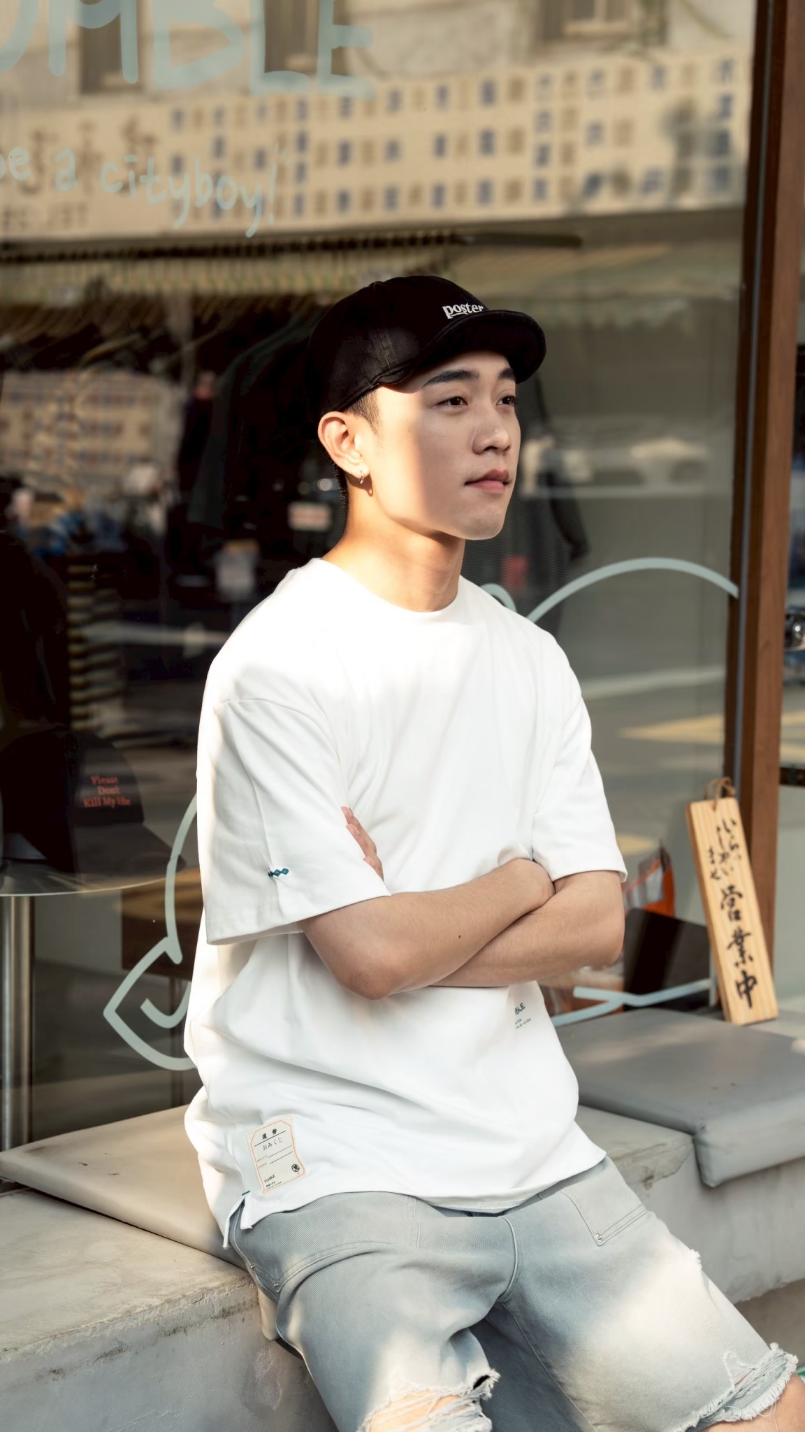 Heavy Weight Snowflake Velvet Essential Tee｜White｜Hong Kong Original Design