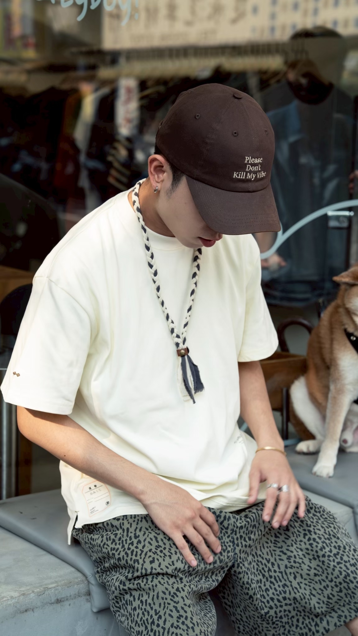 Heavy Weight Snowflake Velvet Essential Tee｜Creamy｜Hong Kong Original Design