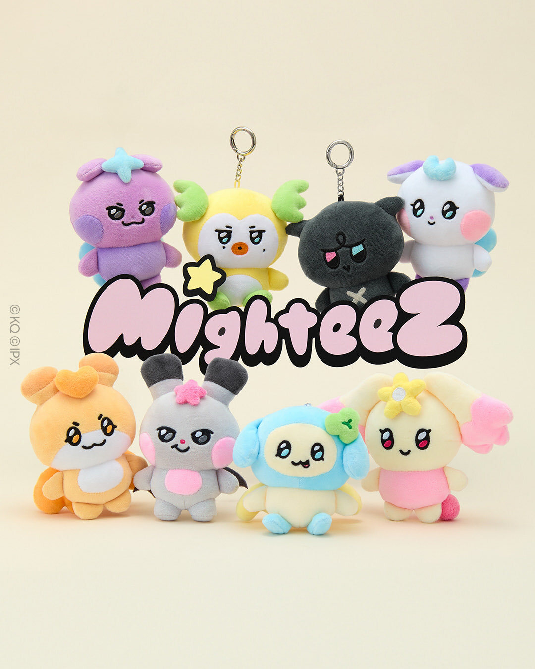 在台現貨｜ATEEZ MIGHTEEZ 娃娃鑰匙圈