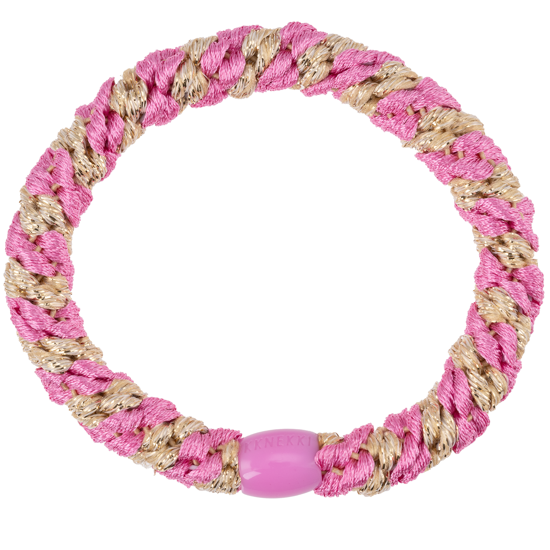 BUBBELGUM-BEIGE GLITTER STRIPE| KKNEKKI
