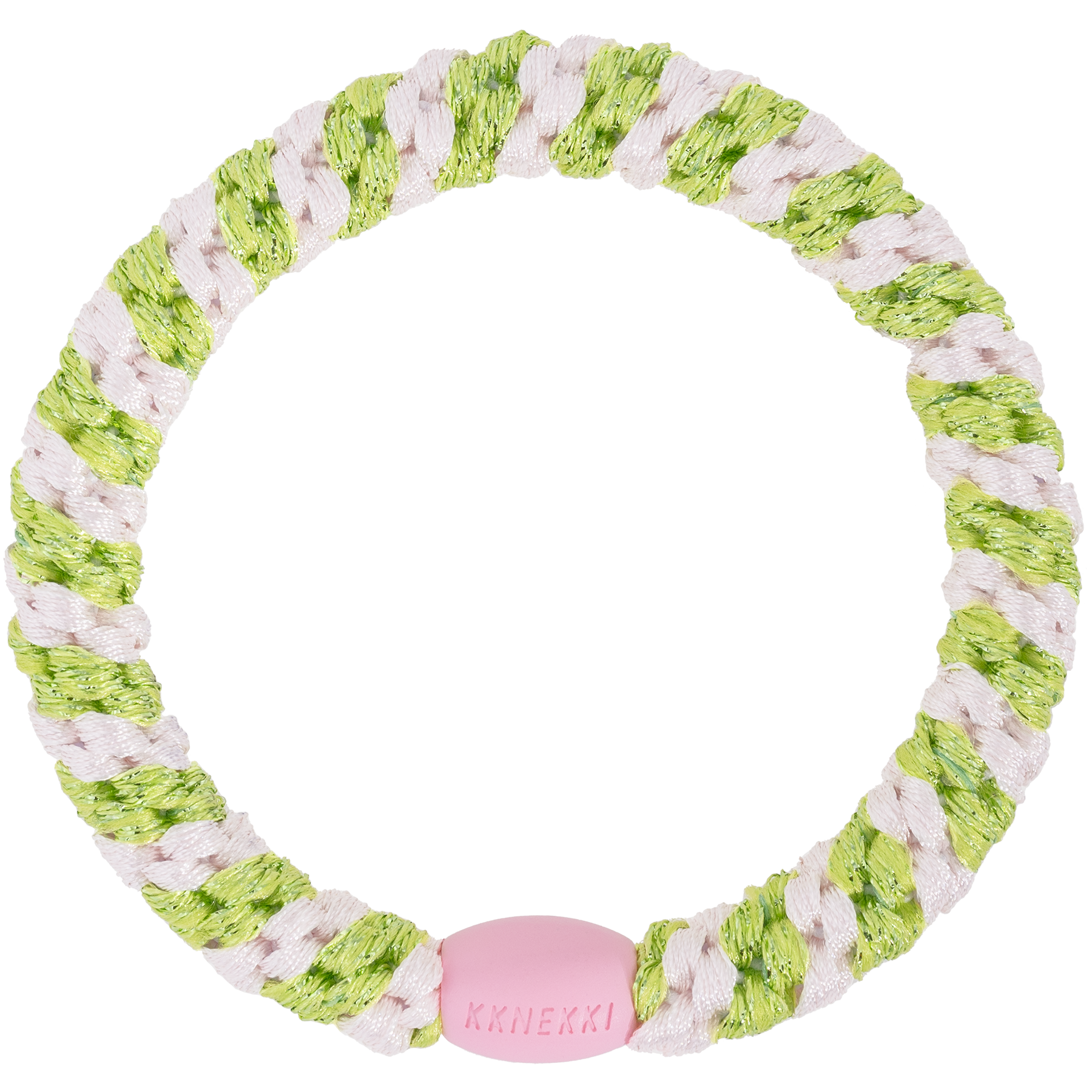 BALLET PINK LIME GLITTER STRIPE | KKNEKKI