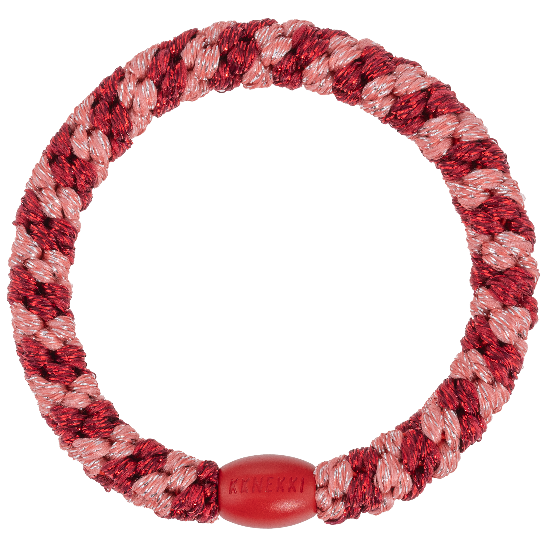 CORAL BORDEAUX GLITTER STRIPE| KKNEKKI