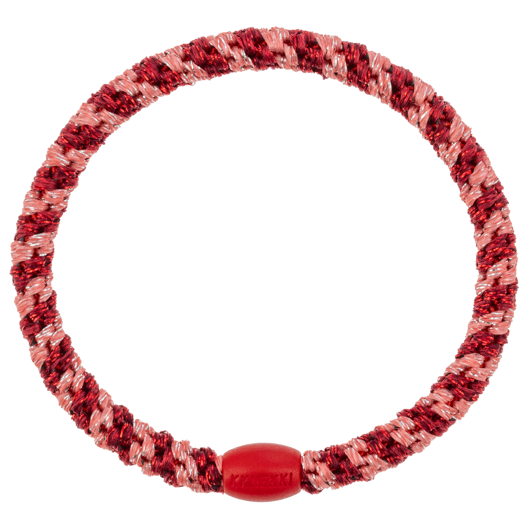 SLIM CORAL BORDEAUX GLITTER STRIPE | KKNEKKI