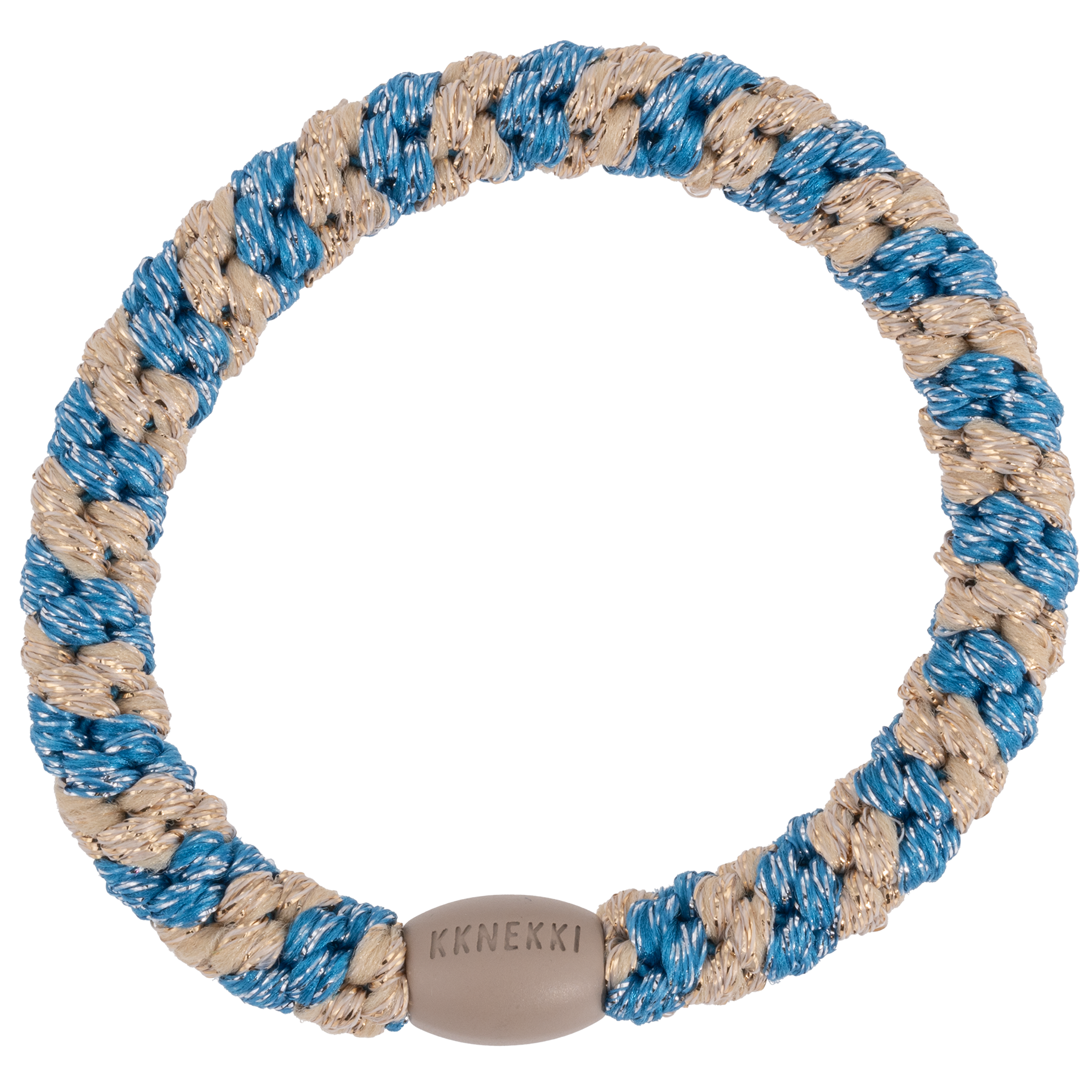 BLUE SILVER GLITTER STRIPE| KKNEKKI
