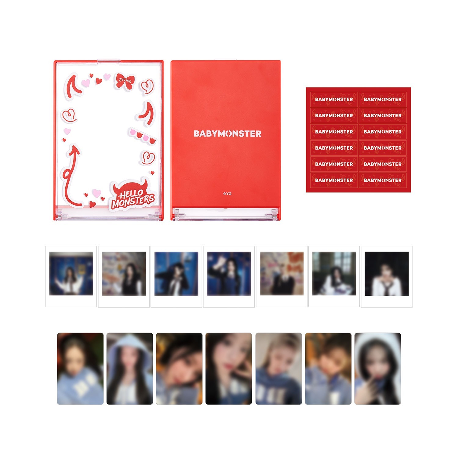 在台現貨｜BABYMONSTER [HELLOMONSTERSTOUR] 鏡子小卡組 MIRROR PHOTOCARD HOLDER