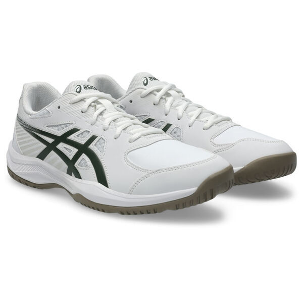 Asics 亞瑟士 Court Slide 4 1041A483-103 男 網球鞋 抗扭 瞬移 硬土 白 綠
