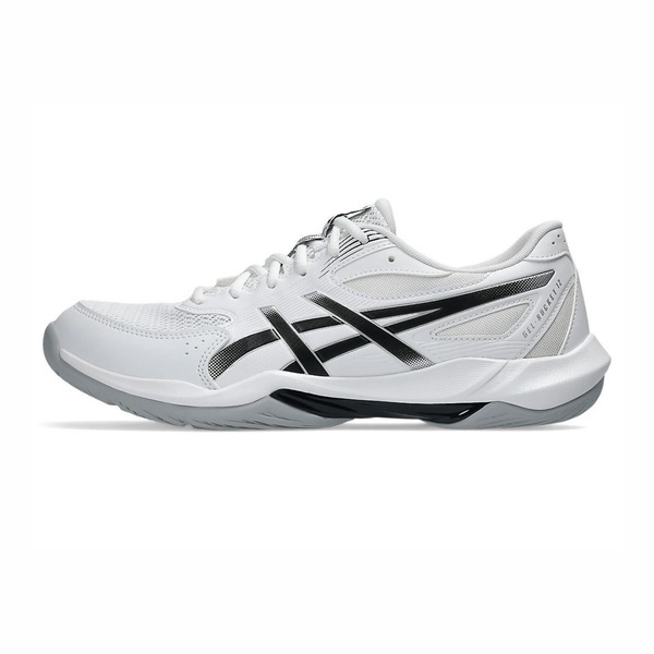 Asics 亞瑟士 Gel-Rocket 12 2E 1073A081-101 男女 排球鞋 寬楦 包覆 回彈 白黑