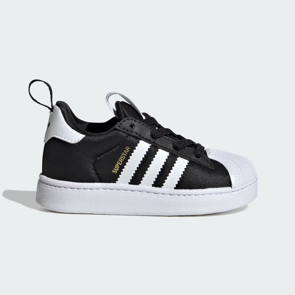 Adidas 愛迪達 Superstar Quickon I KK2177 小童 休閒鞋 彈性 柔軟 流行 黑白
