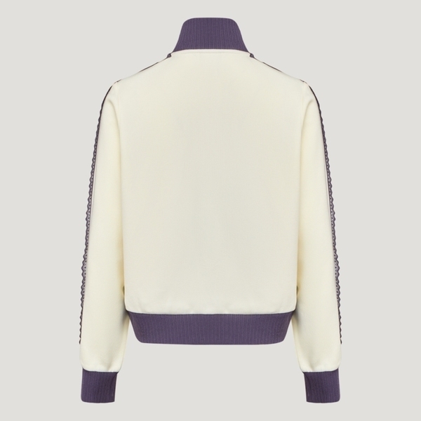 Adidas 愛迪達 Knit Track Top LF2334 女 立領外套 運動外套 休閒穿搭 柔軟 經典 米