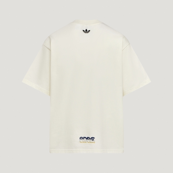 Adidas 愛迪達 Rac Gfx Tee LD6516 男 T恤 運動上衣 休閒短袖 純棉 印花 米白