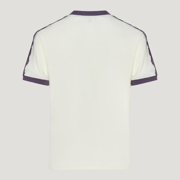 Adidas 愛迪達 Cali Tee W LF2332 女 T恤 運動上衣 休閒短袖 蕾絲 經典 米白
