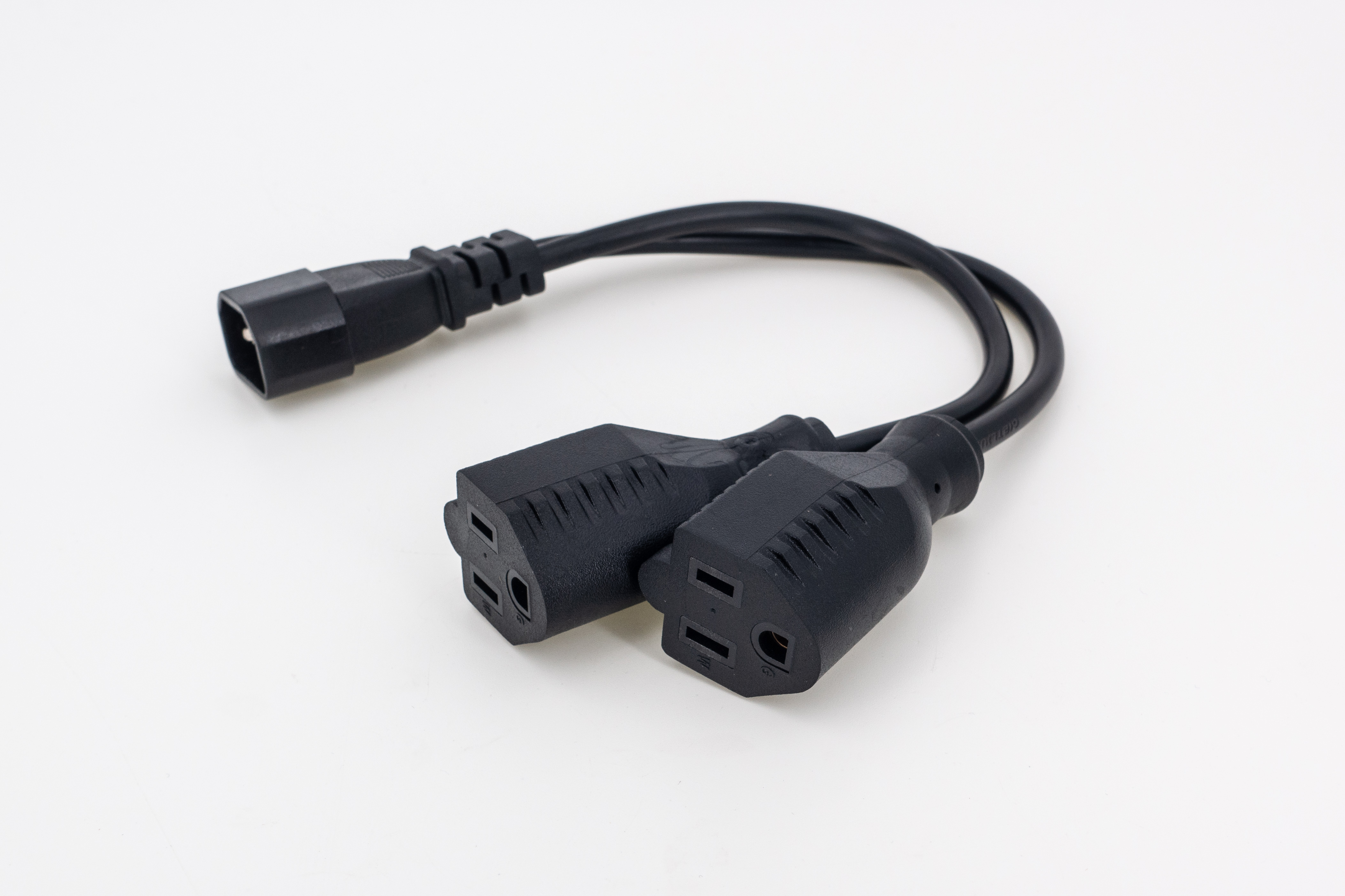 UPS PDU C14轉 美標插座 5-15R電源線 1轉2  0.3米 插座 轉接插座 一分二 電源線 機房 品字