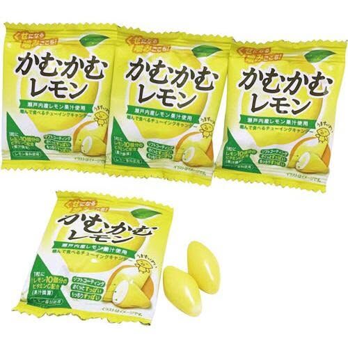 日本 三菱食品 瀨戶內檸檬脆皮軟糖 50袋入 醒神提神酸甜口感與維他命C補充