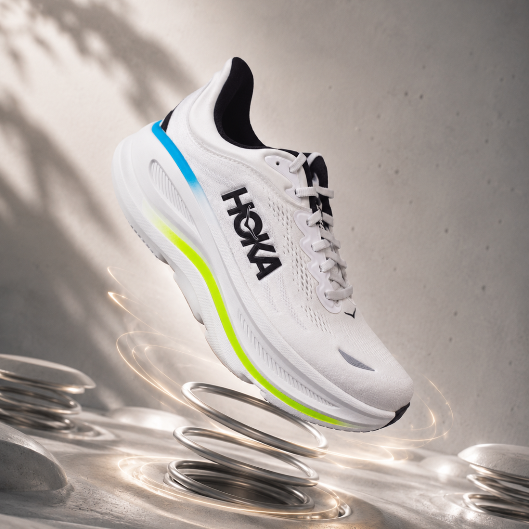 Hoka Bondi 9 Wide 1162013-FLCK 男 慢跑鞋 寬楦 支撐 緩震 競速 霜白 黑
