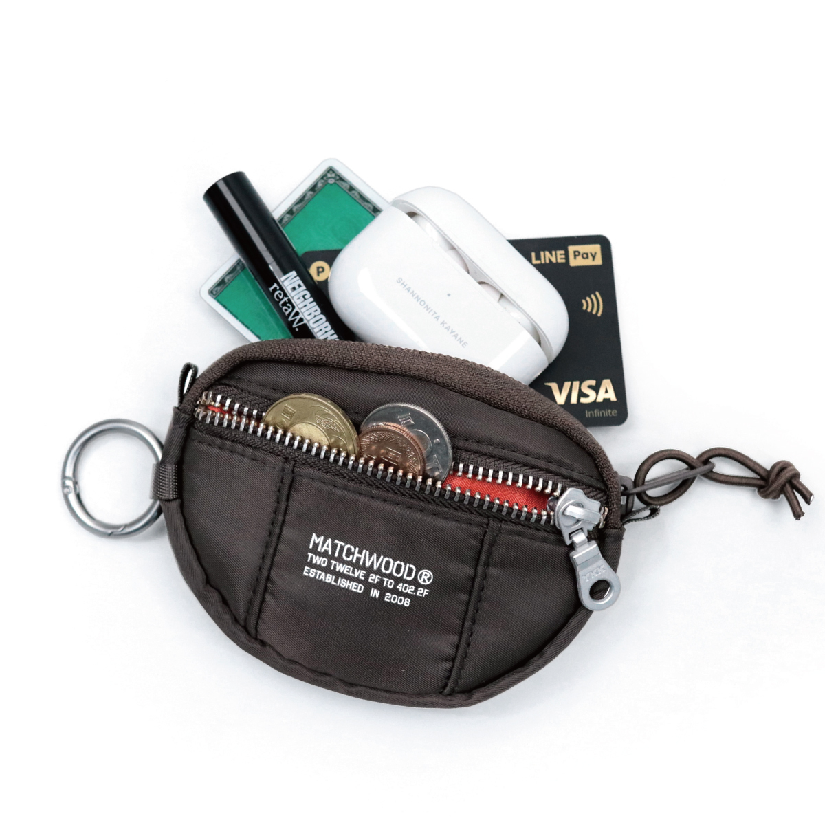 Matchwood Hook Coin Pouch 多用途機能零錢包