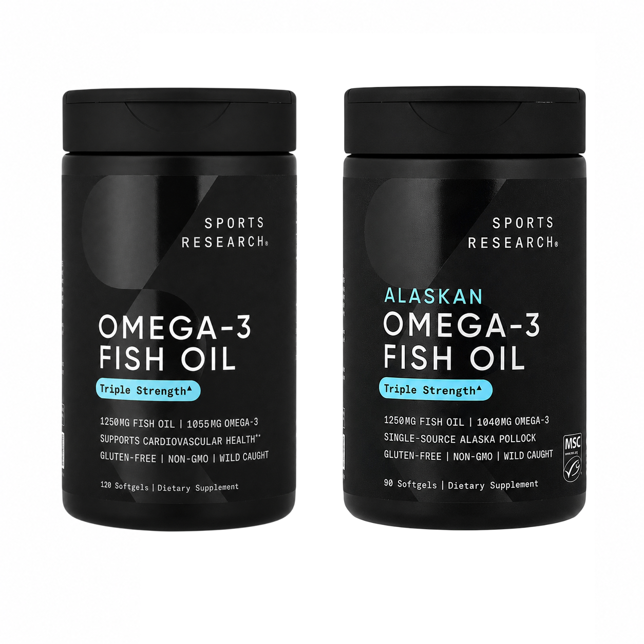 【iHerb】任兩件免運 Sports Research Omega-3 三倍濃縮魚油90/120粒