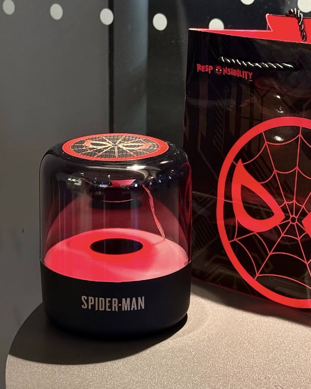 #預購 MARVEL漫威正版聯名 蜘蛛人 炫彩 立體環繞 無線藍芽音響