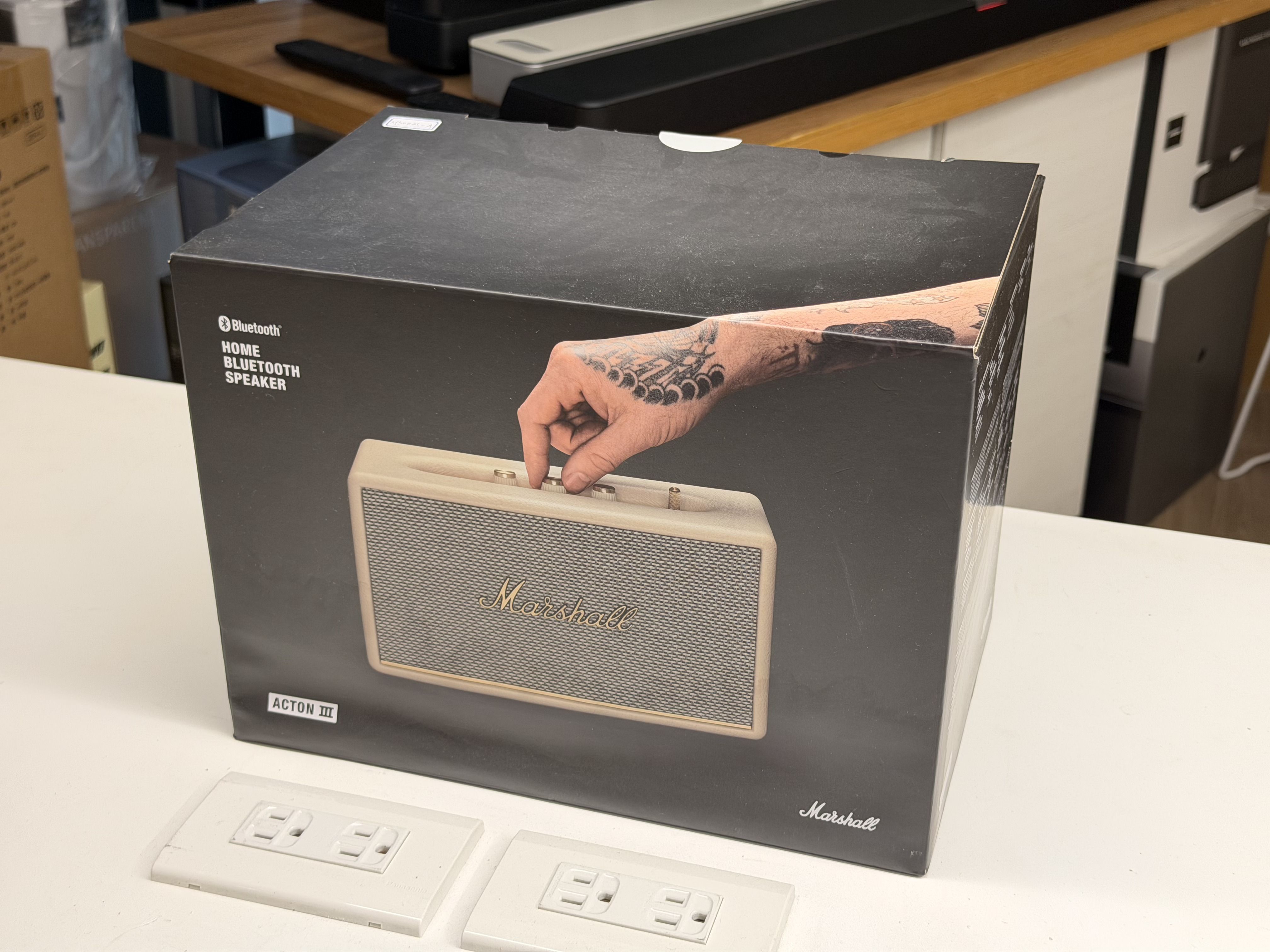 福利品出清【Marshall】 Acton III Bluetooth 藍牙喇叭 奶油白