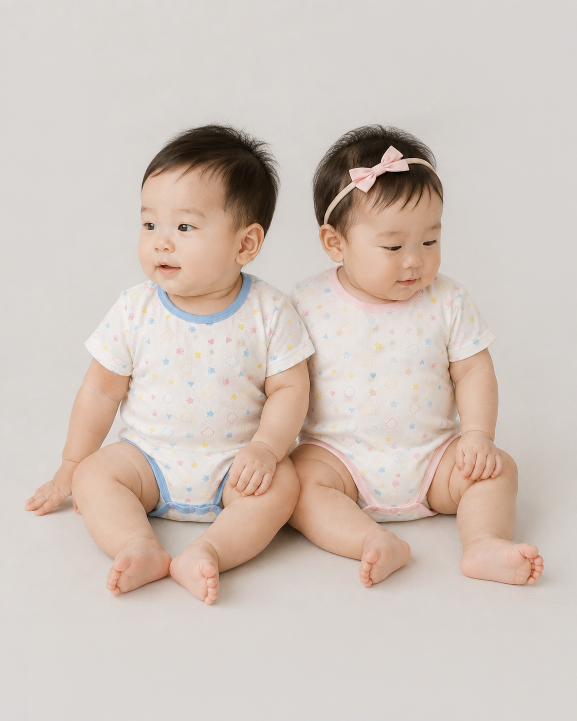 MIT原創彩熊透氣網眼短袖包屁衣＊二色 (JB0162)