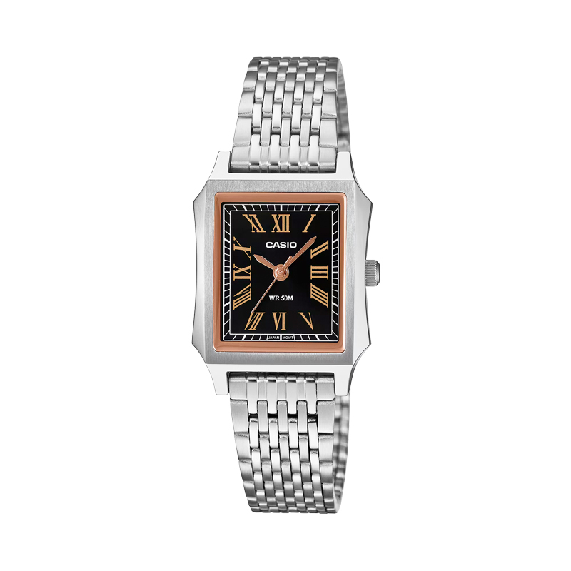 Casio Tank 女裝 不鏽鋼 石英錶 LTP-B190D-1BV