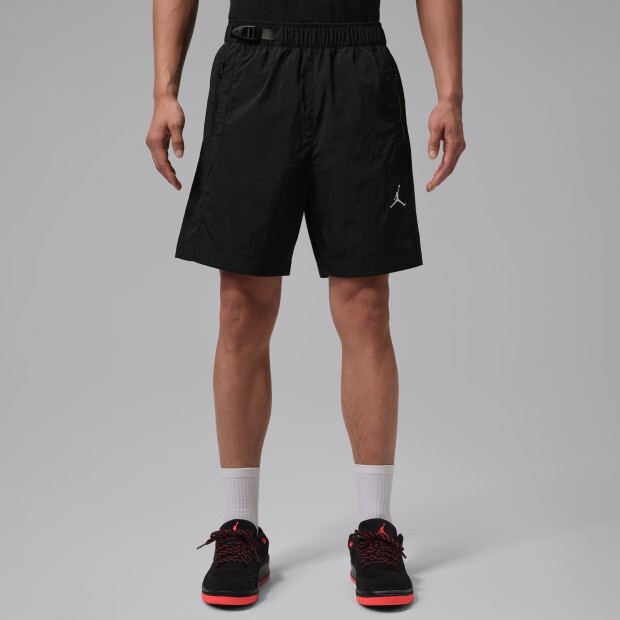 男款 NIKE UTILITY WOVEN SHORT 黑色 尼龍 機能 喬丹 口袋拉鍊 運動 休閒 短褲【IW1902-010】NKTF
