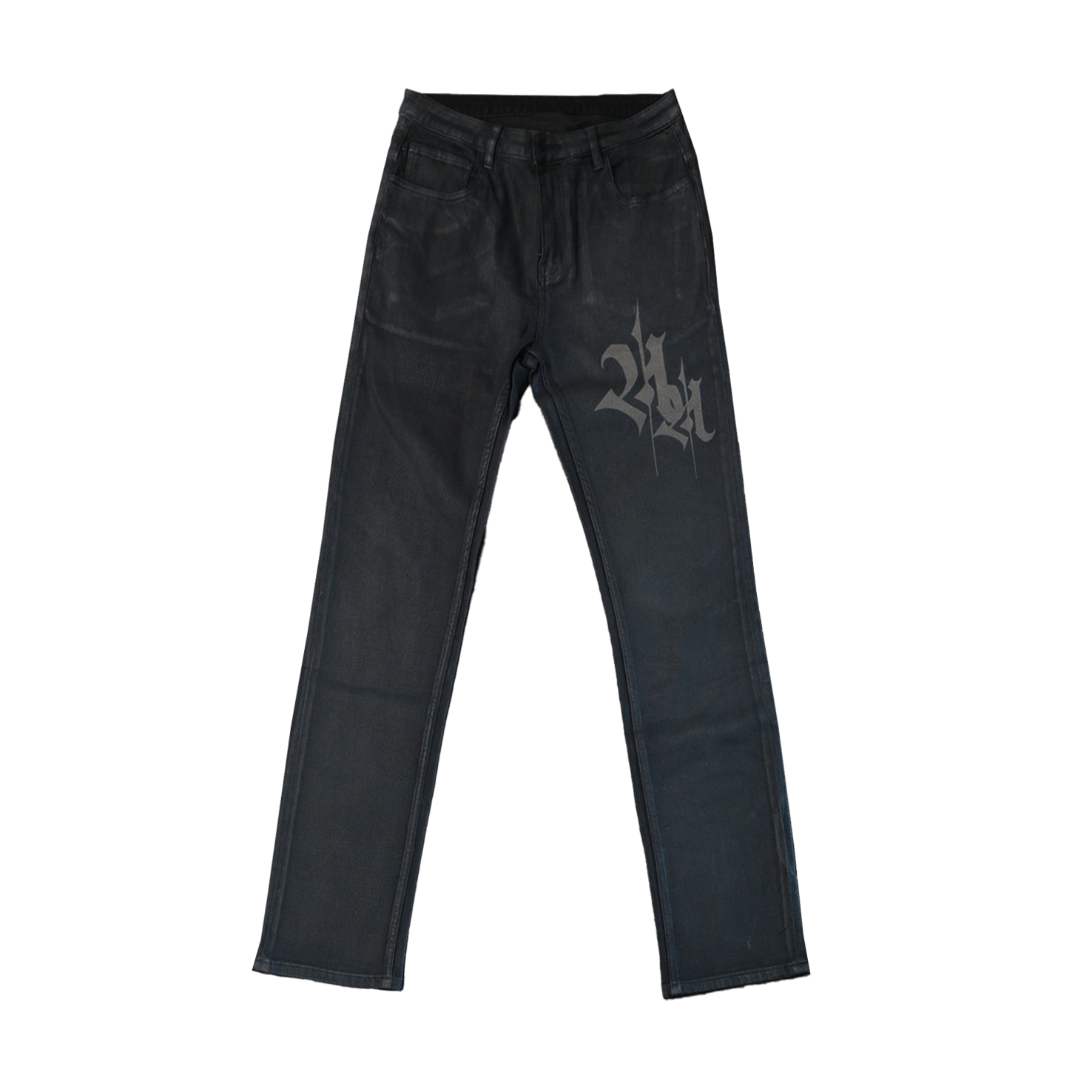 Midnight Waxed Low Rise Denim