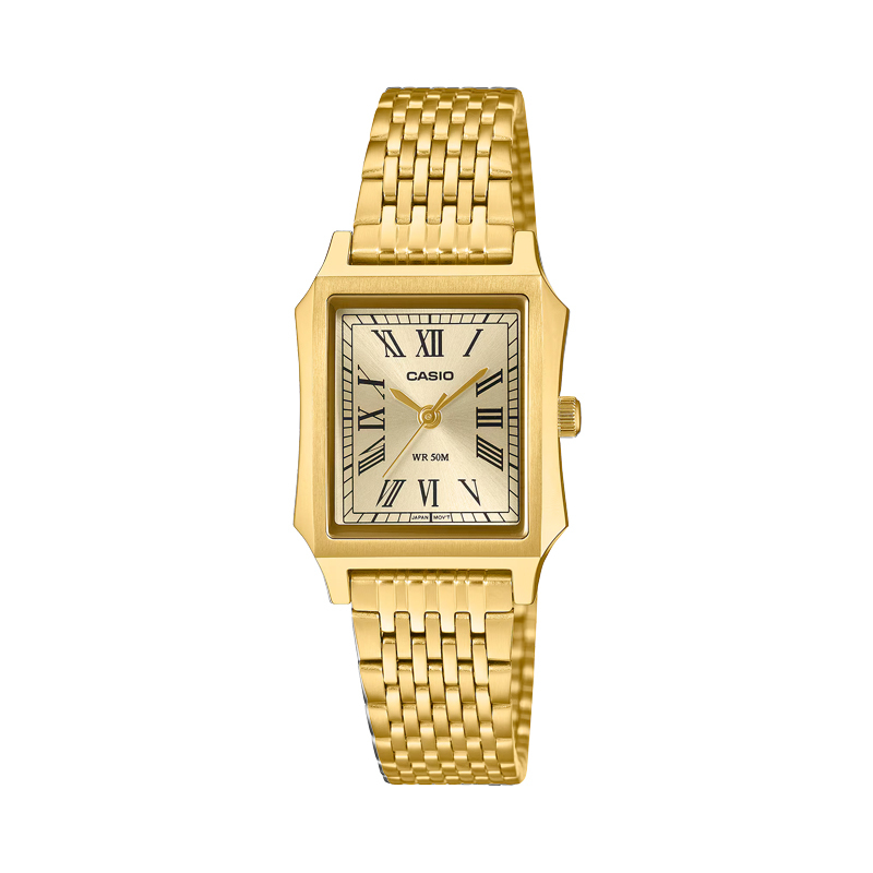 Casio Tank 女裝 不鏽鋼 石英錶 LTP-B190G-9BV