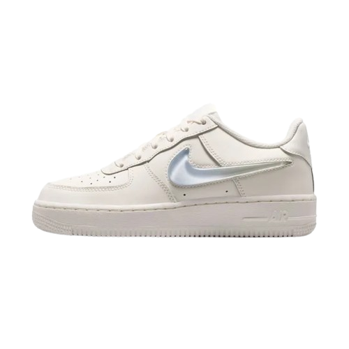 【官網限定】NIKE AIR FORCE 1 LOW GS 淺藍白立體果凍勾 大童女鞋 IR0595-101 VIII