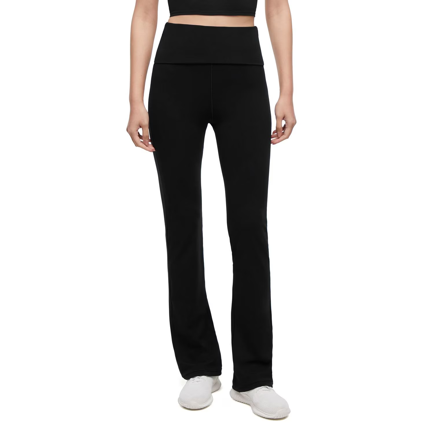 【預購】GapFit H0807106  女裝折疊腰頭瑜伽褲