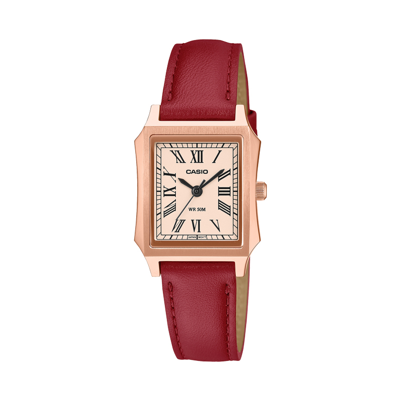 Casio Tank 女裝 不鏽鋼 石英錶 LTP-B190RGL-4BV