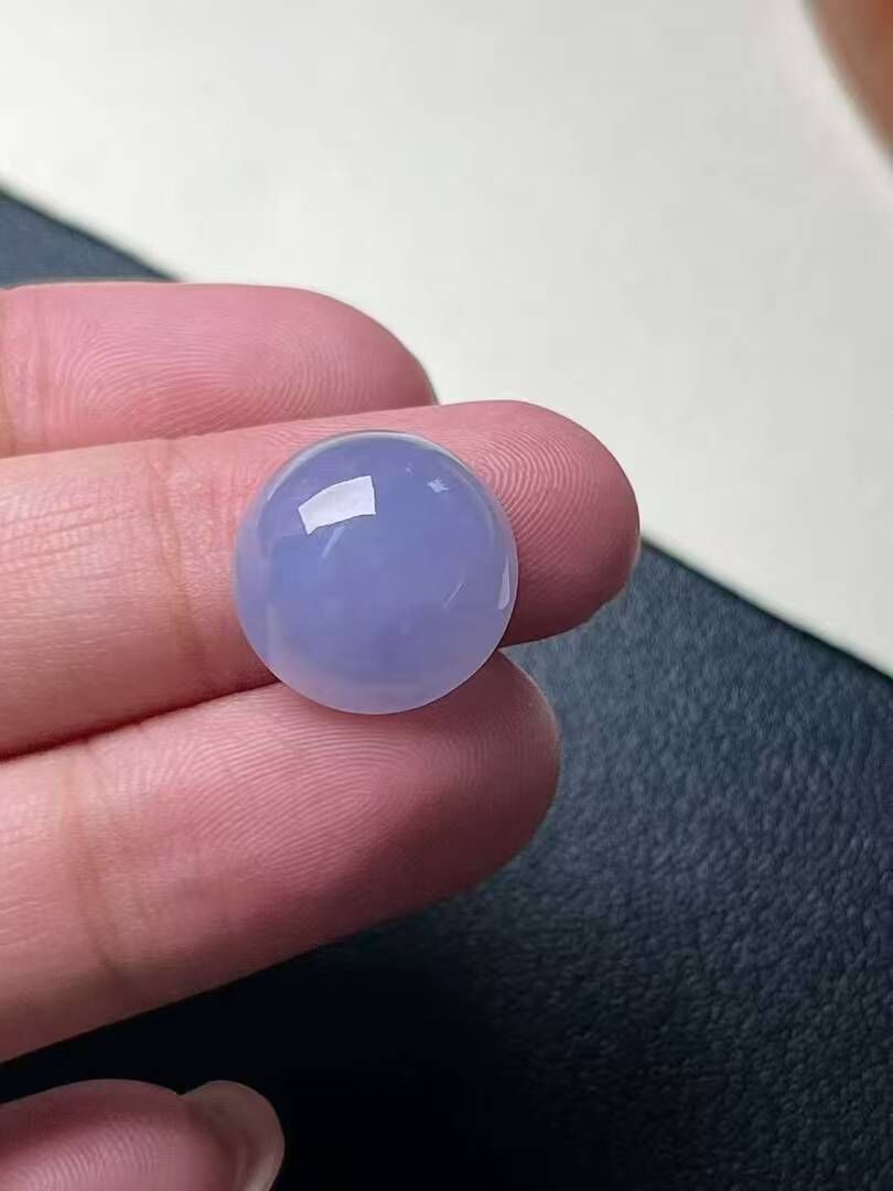 翡翠紫羅蘭蛋面,天然翡翠A玉, 緬甸玉, Jade, Jadeite