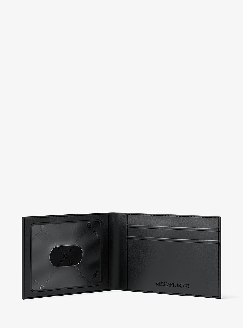 【預購】MICHAEL KORS H0807116 Cooper Medium 短銀包 (黑色)