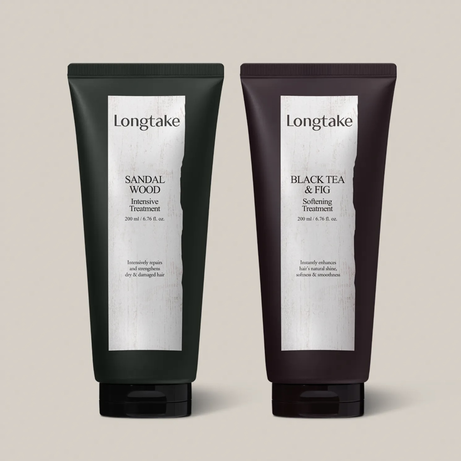 Longtake 香氛深層護髮霜套裝 200ml +100ml(紅茶無花果/檀香)