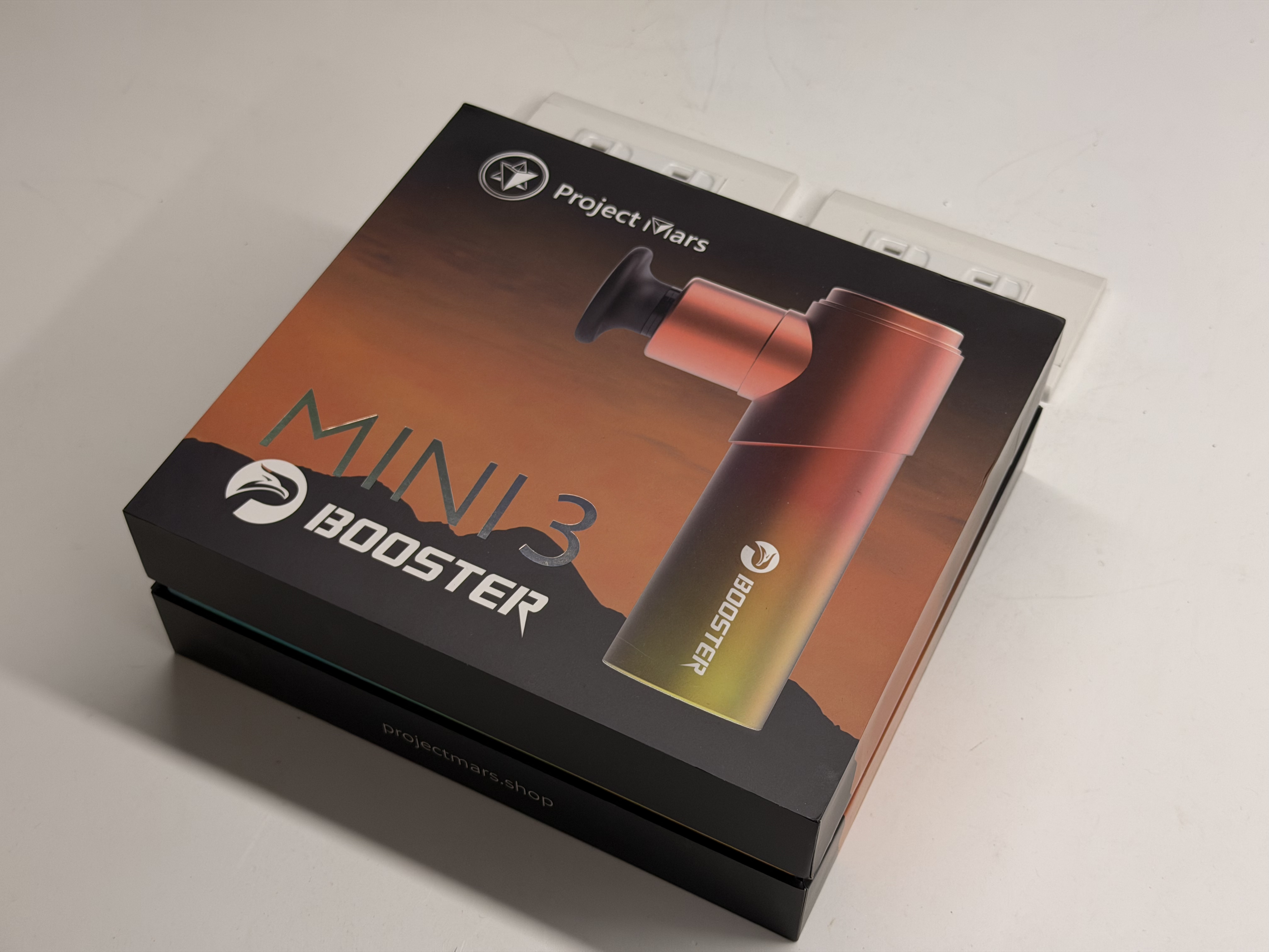 福利品出清【火星計畫Booster】MINI 3 肌肉放鬆迷你強力筋膜槍 鳳凰色