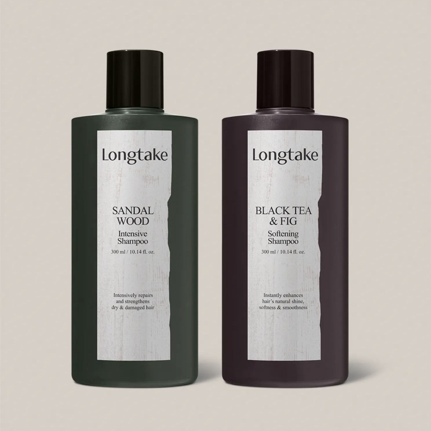 Longtake 香氛洗髮水套裝300ml+100ml (檀香/紅茶&無花果）