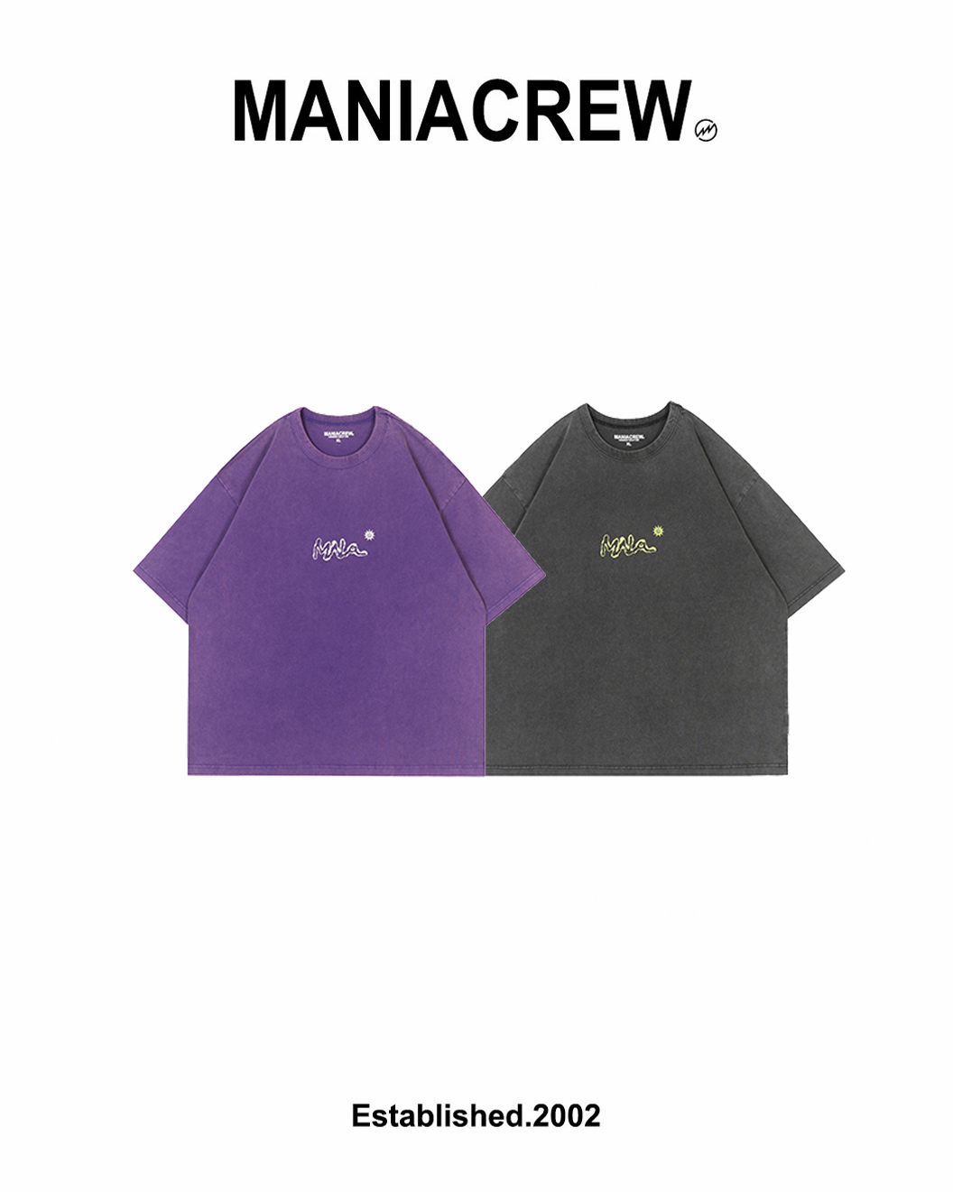 MANIA 水洗 印花｜Washed Graphic Tee（26SS）