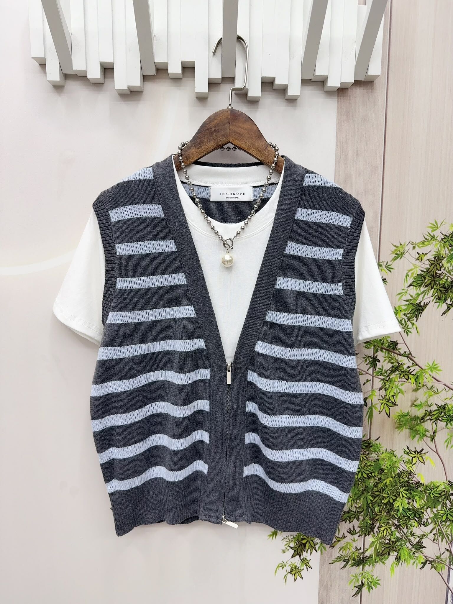 lngroove 牌子假兩件橫間top~187P