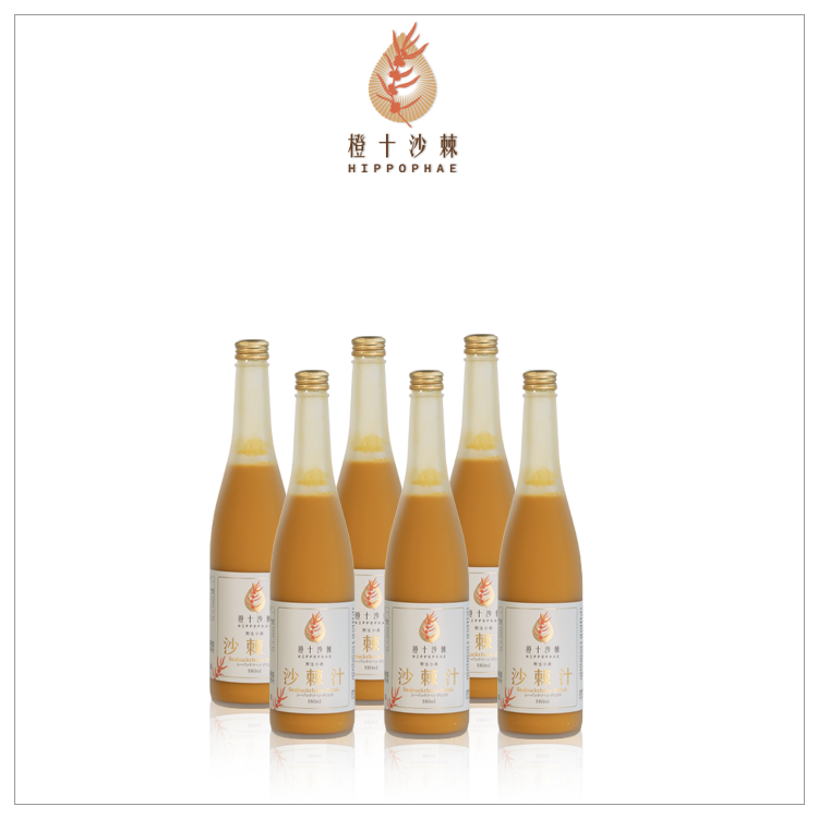 野生小果沙棘汁．經濟家庭號【580ml】x6