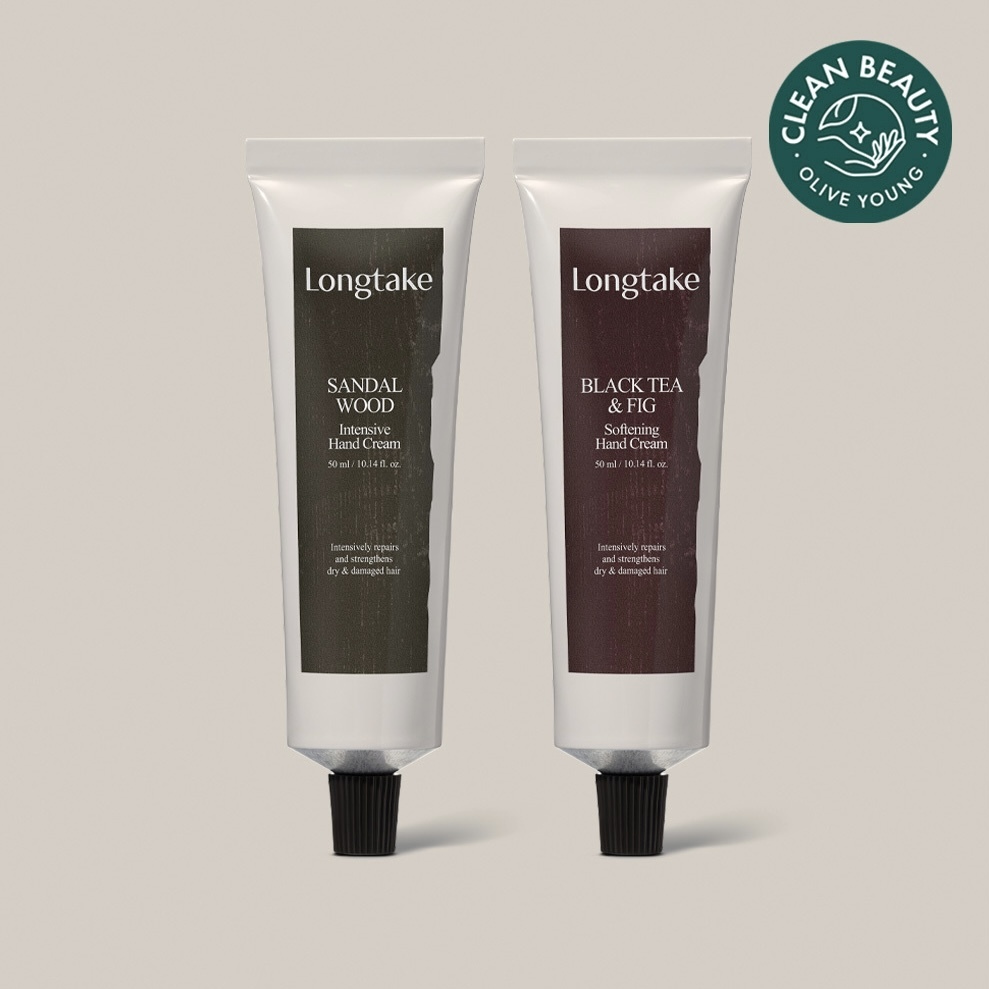 Longtake 香氛護手霜50ml (檀香/紅茶無花果)