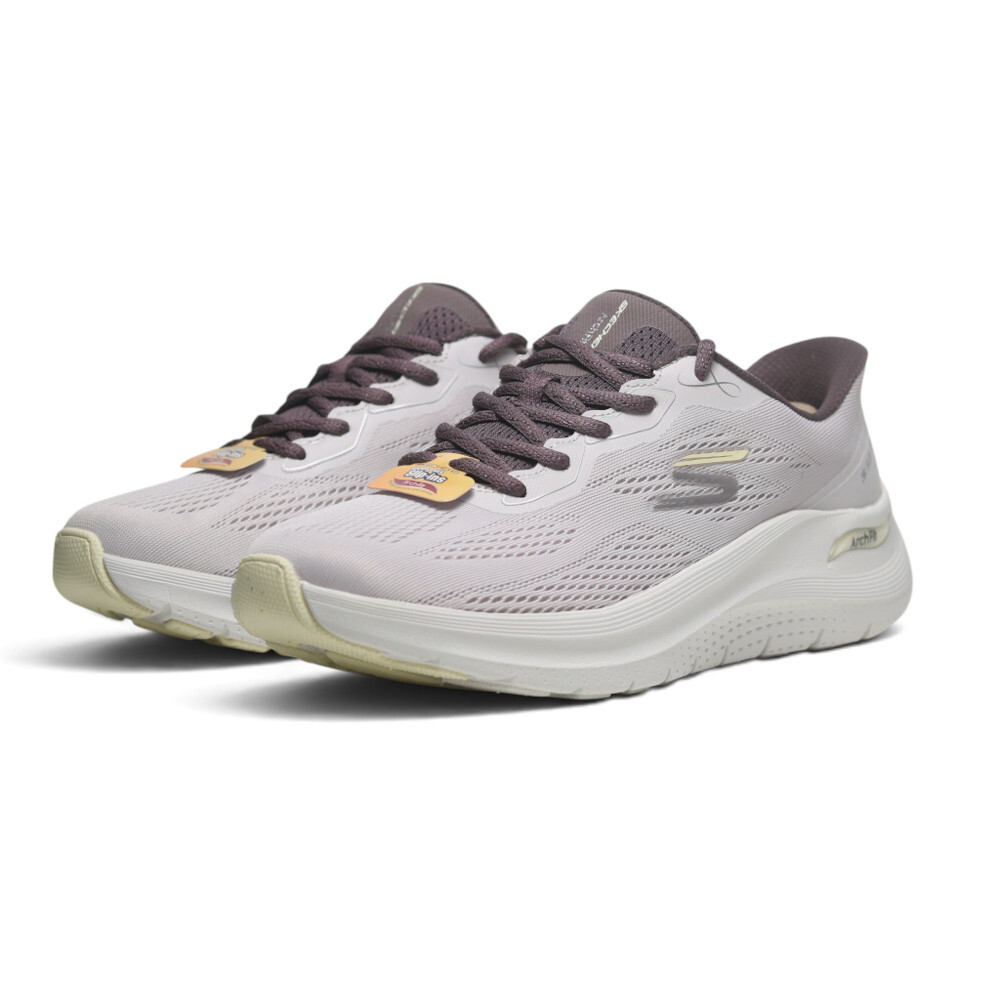 SKECHERS 休閒鞋 ARCH FIT 2.0 淺灰紫 足弓 瞬穿 寬楦 女 150338WLTMV