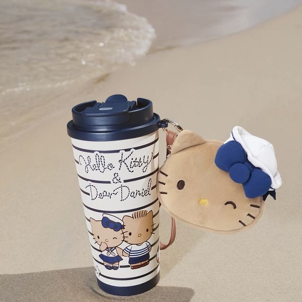 TBH x SANRIO HELLO KITTY 海魂漫遊記 一起去航行 保溫杯 隨行杯 480ML 凱蒂貓
