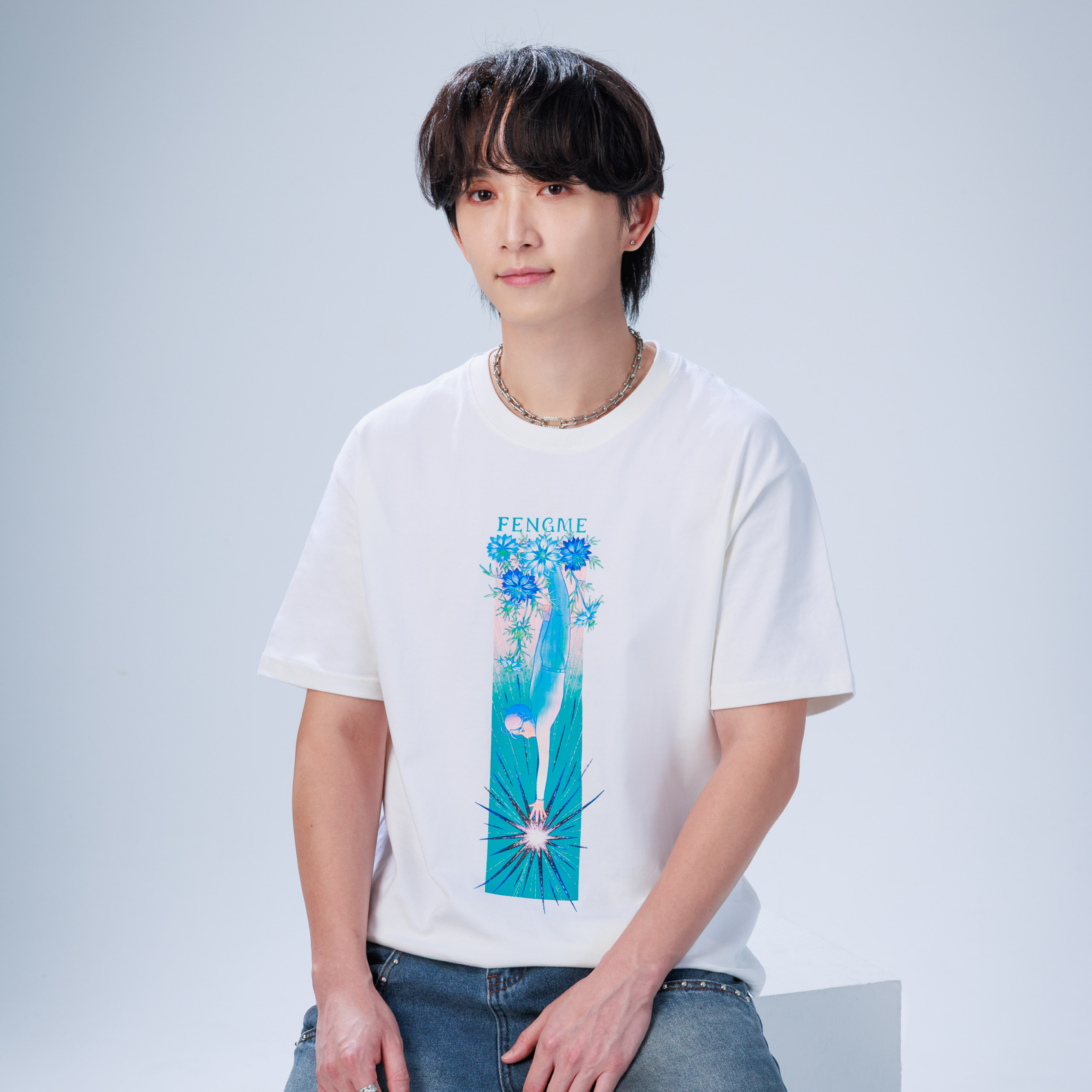 FENGME × MIKI LI Embrace T-Shirt - 白晝