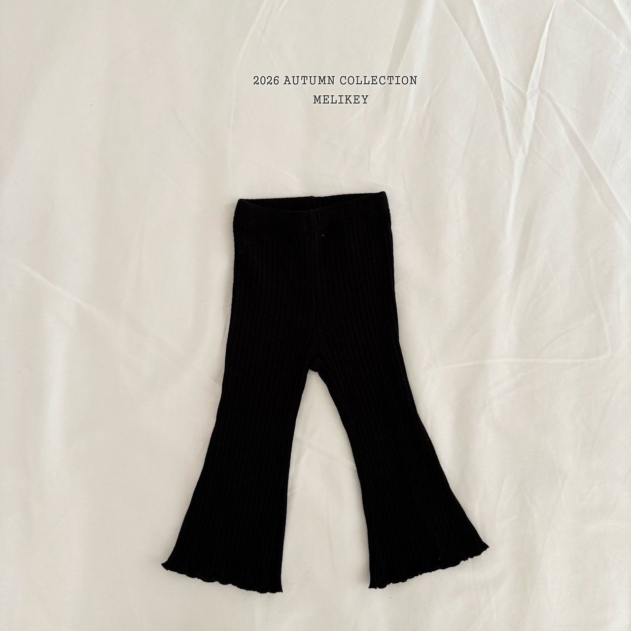 MELIKEY Bobo Ribbed Bootcut Pants
